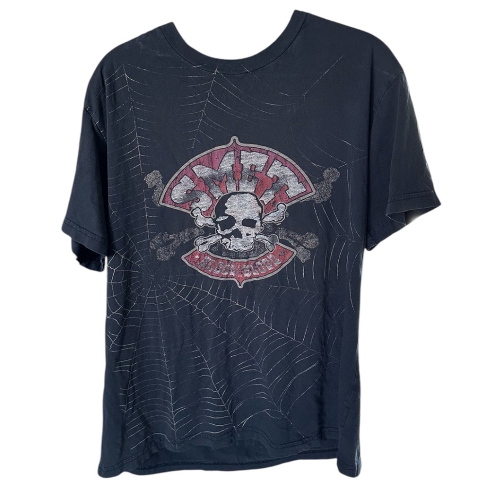Vintage Y2K Smet by Christian Audigier Skull Graphic T-Shirt – Size L
